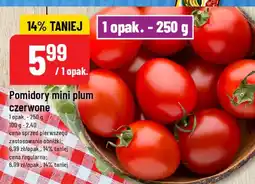 Polomarket Pomidor mini plum czerwony 1 opak. 250 g POLOmarket oferta