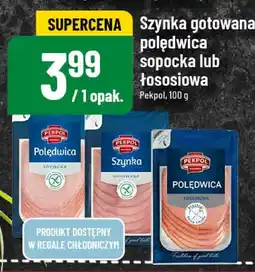 Polomarket Szynka gotowana, polędwica sopocka lub łososiowa Pekpol oferta
