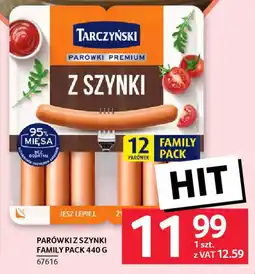 Selgros Tarczyński parówki z szynki family pack oferta