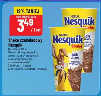 Polomarket Shake czekoladowy Nesquik 180ml North Coast oferta
