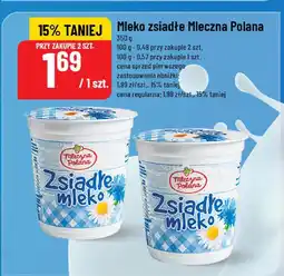 Polomarket Mleko zsiadłe Mleczna Polana 350g oferta
