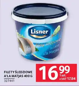 Selgros Lisner filety śledziowe a'la matjas oferta