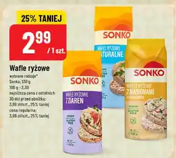 Polomarket Wafle ryżowe z ziarnami 130g Sonko oferta