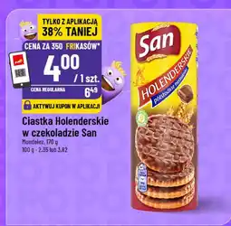 Polomarket Ciastka Holenderskie w czekoladzie San 170g Mondelez oferta