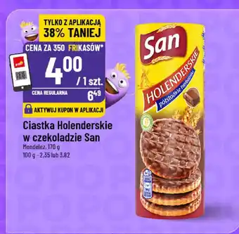 Polomarket Ciastka Holenderskie w czekoladzie San 170g Mondelez oferta