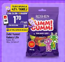 Polomarket Żelki Yumm! Galaxy Life 70g Roshen oferta