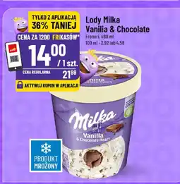 Polomarket Lody Milka Vanilia & Chocolate 480ml Froneri oferta