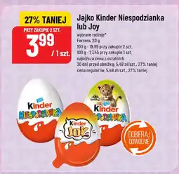 Polomarket Jajko Kinder Niespodzianka lub Joy 20g Ferrero oferta