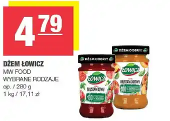 Spar Dżem Łowicz MW Food wybrane rodzaje 280g oferta