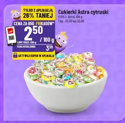 Polomarket Cukierki Astra cytruski 100g P.P.H.U. Astra oferta
