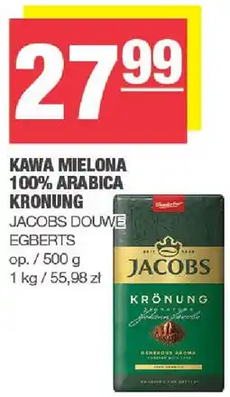 Spar Kawa mielona 100% Arabica Kronung Jacobs Douwe Egberts 500g oferta