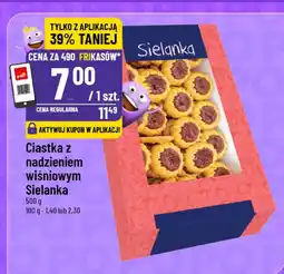 Polomarket Ciastka z nadzieniem wiśniowym Sielanka 500g oferta