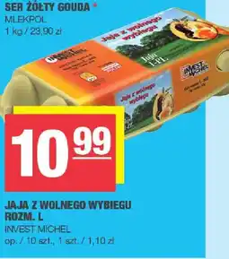 Spar Jaja z wolnego wybiegu rozm. L Invest Michel 10szt oferta