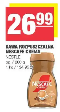 Spar Kawa rozpuszczalna Nescafe Crema 200g oferta