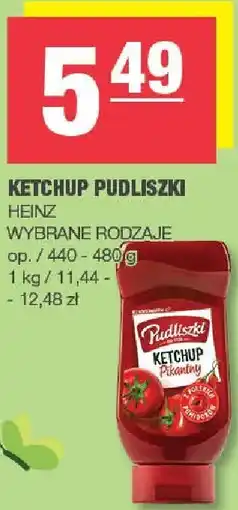 Spar Ketchup Pudliszki Heinz oferta
