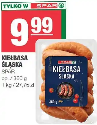 Spar Kiełbasa śląska Spar oferta