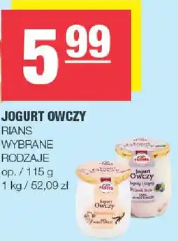 Spar Jogurt owczy 115g Rians oferta