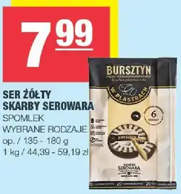 Spar Ser żółty Skarby Serowara Bursztyn w plastrach 135-180g Spomlek oferta