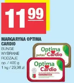 Spar Margaryna optima cardio 400g Bunge oferta