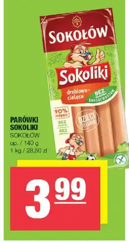 Spar Parówki Sokoliki drobiowo-cielęce Sokołów oferta