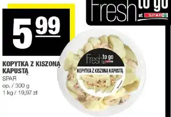 Spar Kopytka z kiszoną kapustą SPAR oferta