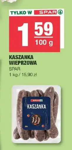 Spar Kaszanka wieprzowa SPAR oferta