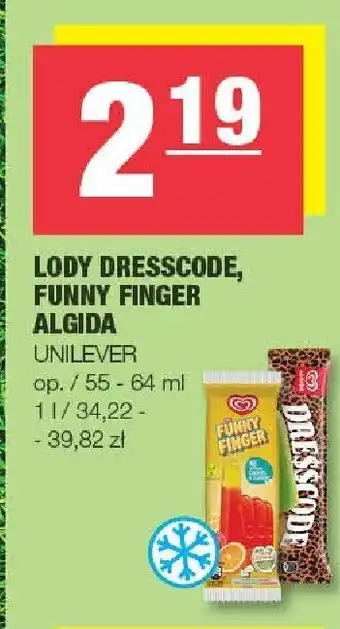 Spar Lody Dresscode, Funny Finger UNILEVER oferta