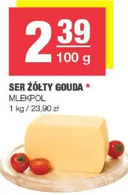 Spar Ser żółty Gouda 100g Mlekpol oferta