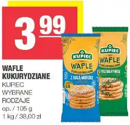 Spar Wafle kukurydziane Kupiec 105g oferta