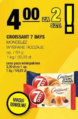 Spar Croissant 7 Days Mondelez 60g oferta