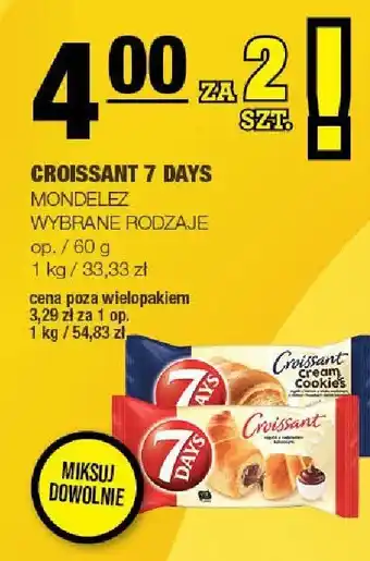 Spar Croissant 7 Days Mondelez 60g oferta