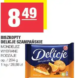 Spar Biszkopty Delicje Szampańskie 294g Mondelez oferta