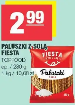 Spar Paluszki z solą Fiesta 280g Topfood oferta