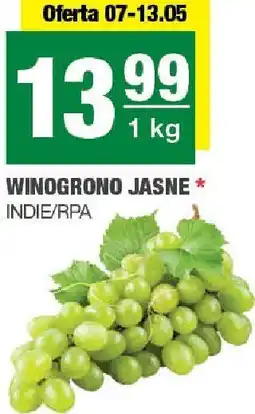 Spar Winogrono jasne 1kg Indie/PRA oferta