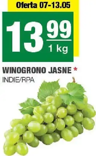 Spar Winogrono jasne 1kg Indie/PRA oferta