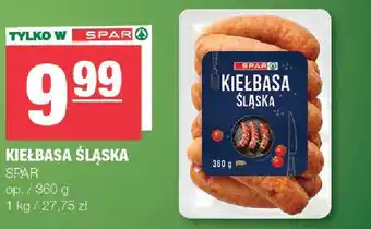 Spar Kiełbasa śląska 360g Spar oferta