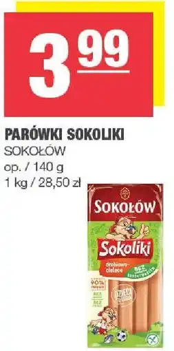 Spar Parówki Sokoliki 140g Sokołów oferta