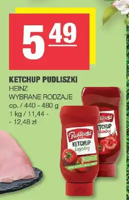Spar Ketchup Pudliszki łagodny 440g oferta