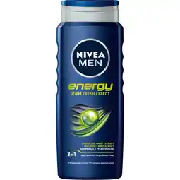 Drogerie Laboo Nivea MEN Energy Żel pod prysznic dla mężczyzn 500 ml oferta