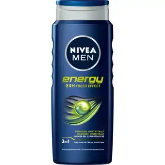 Drogerie Laboo Nivea MEN Energy Żel pod prysznic dla mężczyzn 500 ml oferta