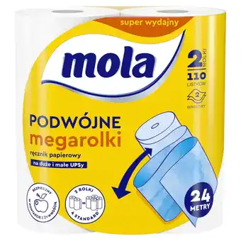 Drogerie Laboo Mola Podwójne Megarolki Ręcznik papierowy 2 rolki oferta