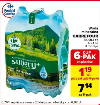Globi Woda mineralna Carrefour oferta