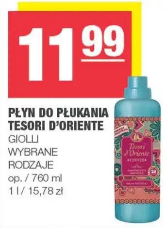 EuroSPAR Płyn do płukania Tesori d'oriente oferta