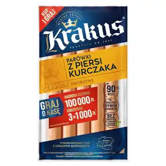 Globi Krakus Parówki z piersi kurczaka drobiowe 200 g oferta