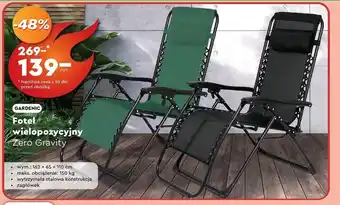 Biedronka Fotel Gardenic oferta