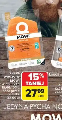 Carrefour Losoś wędzony MOWI oferta