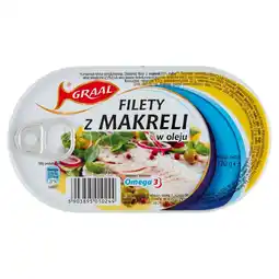 Carrefour Graal Filety z makreli w oleju 170 g oferta