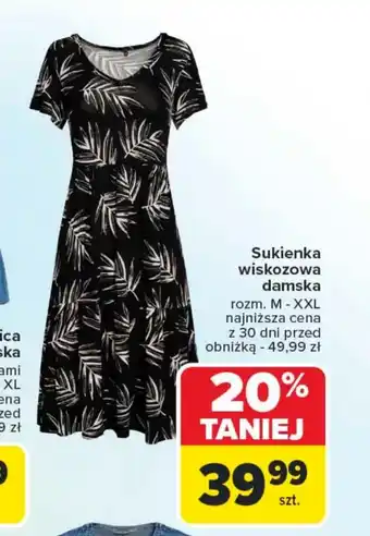 Carrefour Sukienka damska oferta