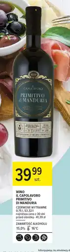 Carrefour Wino wytrawne Primitivo oferta