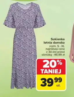 Carrefour Sukienka damska S! oferta